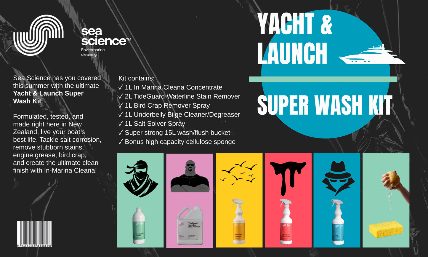 LIMITED EDITION: Yacht & Launch - Super Wash Kit